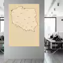 Wally Piekno Dekoracji Tablica Suchościeralna Mapa Polski 239