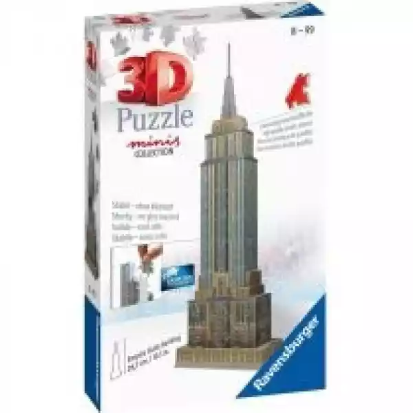  Puzzle 3D 54 El. Mini Budowle. Empire State Building Ravensburg