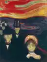 Reprodukcja Anxiety, Edvard Munch