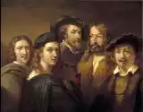 Reprodukcja Fem Konstnarer, Rembrandt