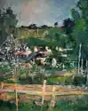 Reprodukcja Blick Auf Auvers-Sur-Oise, Der Zaun, Paul Cezanne