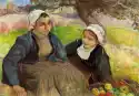 Reprodukcja Two Breton Women With A Basket Of Apple, Władysław Ś