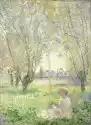 Reprodukcja Woman Seated Under The Willows, Claude Monet