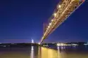 Wally Piekno Dekoracji Fototapeta Na Ścianę Rozświetlony Most Na Tle Granatowego Nieba 