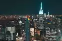 Wally Piekno Dekoracji Fototapeta Na Ścianę Nocna Panorama Nowego Jorku Fp 3182