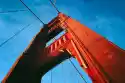 Wally Piekno Dekoracji Fototapeta Na Ścianę Golden Gate Zbliżenie Fp 4133