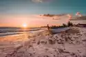 Wally Piekno Dekoracji Fototapeta Na Ścianę Zachód Słońca Na Plaży Fp 4360