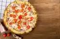 Wally Piekno Dekoracji Fototapeta Na Ścianę Pizza Z Papryką I Pomidorkami Fp 5171
