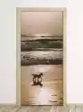 Wally Piekno Dekoracji Fototapeta Na Drzwi Spacer Nad Morzem Fp 6175