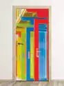Wally Piekno Dekoracji Fototapeta Na Drzwi Kolorowe Drzwi Fp 6274