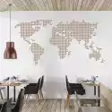 Wally Piekno Dekoracji Naklejka Na Ścianę Mapa Świata 05