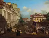 Reprodukcja Miodowa Street In Warsaw, Canaletto, Bernardo Bellot