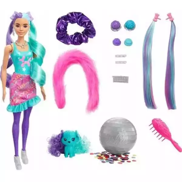 Lalka Barbie Color Reveal Imprezowe Stylizacje Hbg41