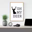 Wally Piekno Dekoracji Plakat Oh My Deer 007