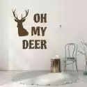 Wally Piekno Dekoracji Naklejka Na Ścianę Oh My Deer 2509