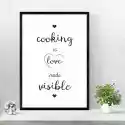 Wally Piekno Dekoracji Plakat Cooking Is Love Made Visible 252
