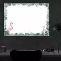 Wally Piekno Dekoracji Tablica Suchościeralna Flamingi 497