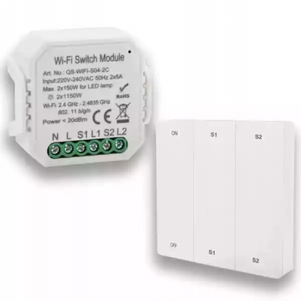 Włącznik Światła Modemix Mod014 + Sterownik Wi-Fi