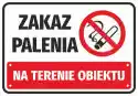 Naklejka Zakaz Palenia Na Terenie Obiektu