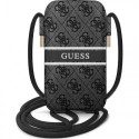 Guess Etui Guess 4G Printed Stripe Pouch 6.1 Szary