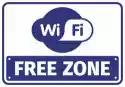 Wally Piekno Dekoracji Naklejka Wifi Free Zone