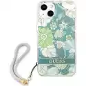 Guess Etui Guess Flower Strap Do Apple Iphone 13 Zielony