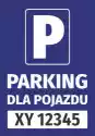 Wally Piekno Dekoracji Naklejka Parking Dla Pojazdu, Z Polem Na Nr Rejestracyjny