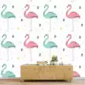 Wally Piekno Dekoracji Tapeta Na Ścianę Flamingi 0176