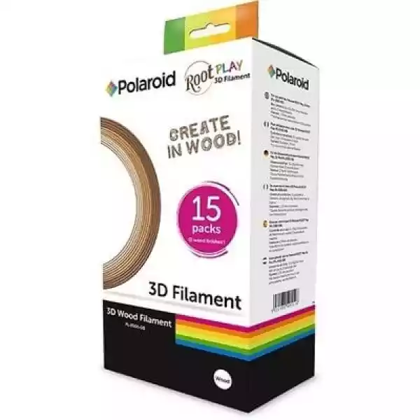 Filament Polaroid Root 3D 15 Sztuk Brązowy