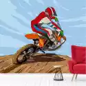 Wally Piekno Dekoracji Tapeta Dla Młodzieży Motocross, Skoki 0378
