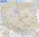 Mapa Administracyjno Drogowa Polski Nakładka Magnetyczna