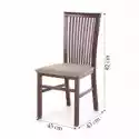 Krzesło Do Jadalni Eryk 1 Orzech/brązowe
