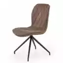 Halmar Krzesło Merlin Beżowe Ekoskóra