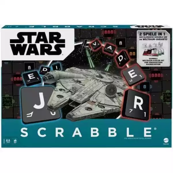 Gra Planszowa Mattel Scrabble Star Wars Gwiezdne Wojny Hjd08