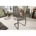 Krzesło Tapicerowane Modena Szare