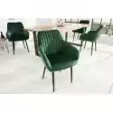 Krzesło Turin  Zielone Welur