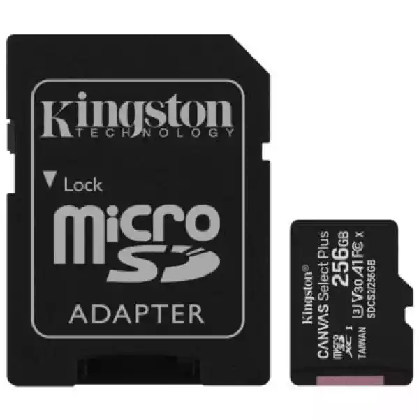 Karta Pamięci Kingston Canvas Select Plus Microsdxc 256Gb