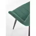 Halmar Krzesło Z Przeszyciami K388 Butelkowa Zieleń Welurowe Do Jadalni