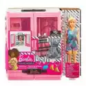 Mattel  Barbie Szafa Na Ubranka + Lalka Gbk12 Mattel