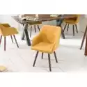 Invicta Krzesło Do Jadalni Scandinavia Musztardowe Żółte