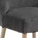 Krzesło Do Jadalni Misty Antracytowe/dąb