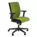 Halmar Regulowany Fotel Biurowy Pop Obrotowy Czarny/zielony