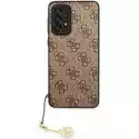 Guess Etui Guess 4G Charms Collection Do Samsung Galaxy A33 5G Brązowy