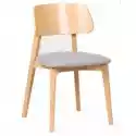 Krzesło Drewniane Do Jadalni Sherris Szare/dąb Sonoma