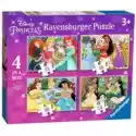 Ravensburger  Puzzle 4W1 Księżniczki Disney 2 Ravensburger