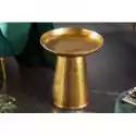 Stolik Aluminiowy Orient 45 Cm Złoty