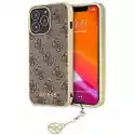 Guess Etui Guess 4G Charms Collection Do Apple Iphone 13 Pro Brązowy
