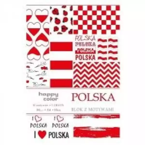 Gdd Blok A4 Z Motywami Polska 80 G 10 Kartek