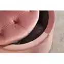 Invicta Puf Z Pojemnikiem Modern Barock 50 Cm Różowy Welurowy