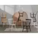 Krzesło Drewniane Patyczak Edgar Białe